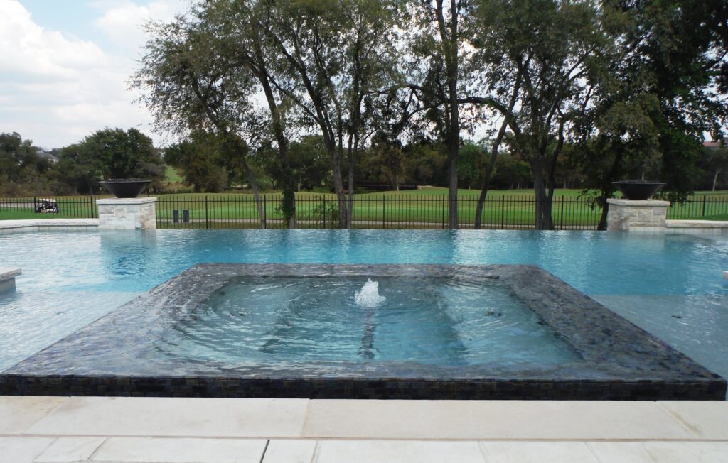 Luxury rectangular pool design in Craig Ranch - McKinney, TX 
